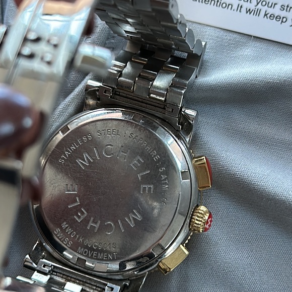 Michele | Michele Sport Sail Large Two-Tone Authentic Watch - Picture 6 of 8